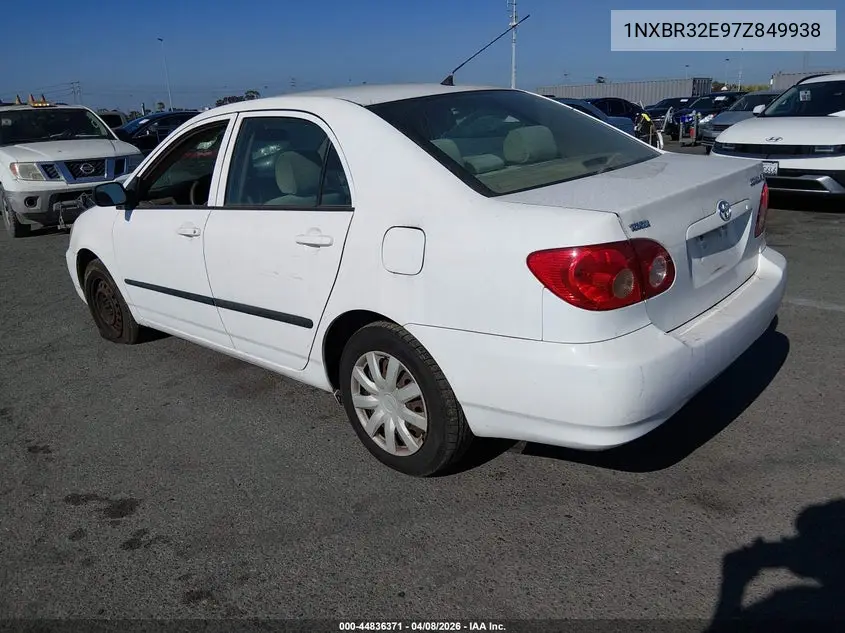 1NXBR32E97Z849938 2007 Toyota Corolla Ce