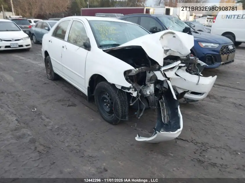 2T1BR32E98C908781 2008 Toyota Corolla Ce