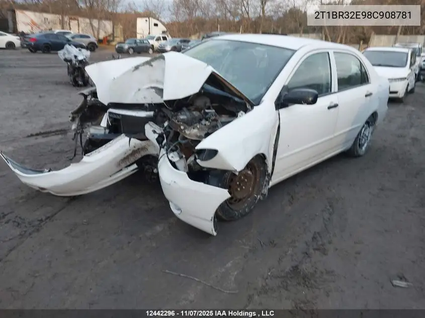 2T1BR32E98C908781 2008 Toyota Corolla Ce