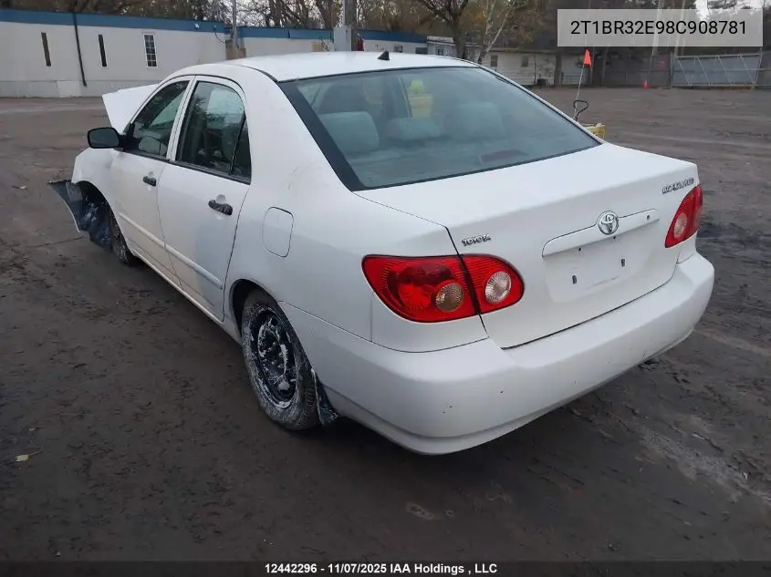 2T1BR32E98C908781 2008 Toyota Corolla Ce