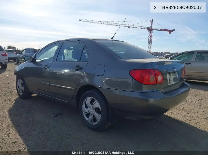 2T1BR32E58C902007 2008 Toyota Corolla Ce