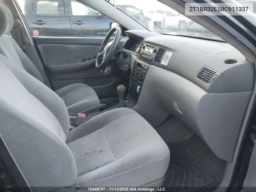 2T1BR32E58C911337 2008 Toyota Corolla Ce/Le/S