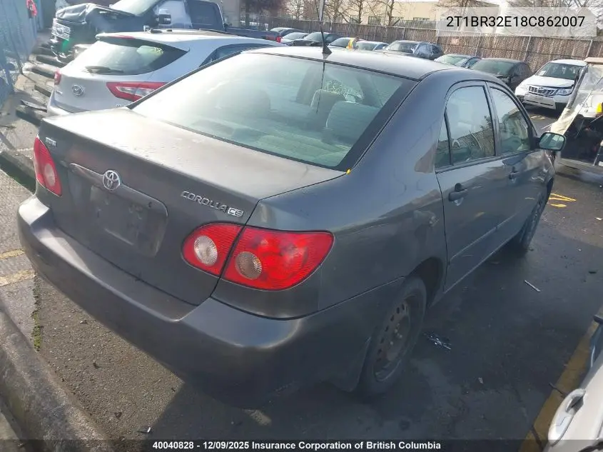 2T1BR32E18C862007 2008 Toyota Corolla Ce/Le/S