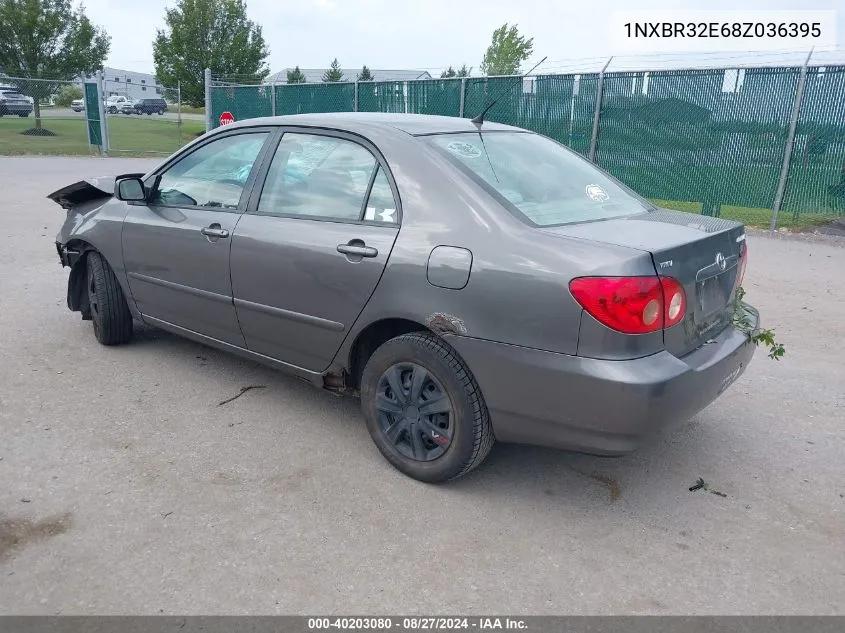 2008 Toyota Corolla Le VIN: 1NXBR32E68Z036395 Lot: 40203080