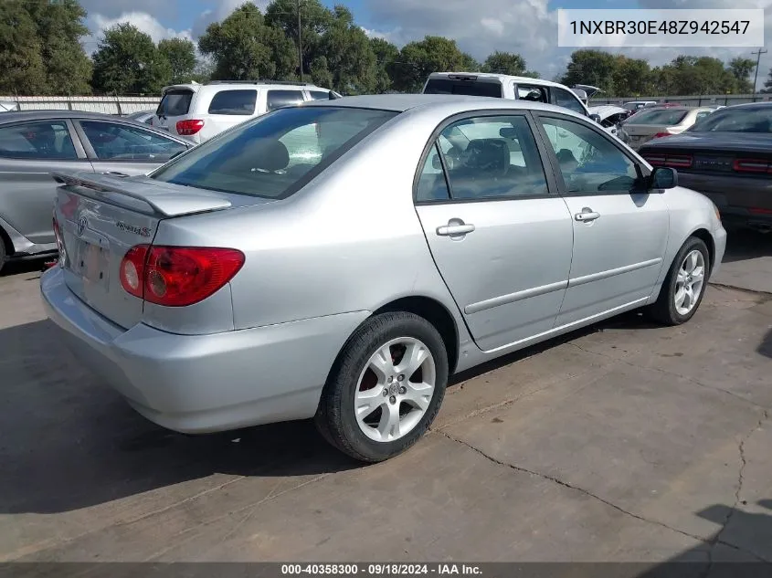 1NXBR30E48Z942547 2008 Toyota Corolla S