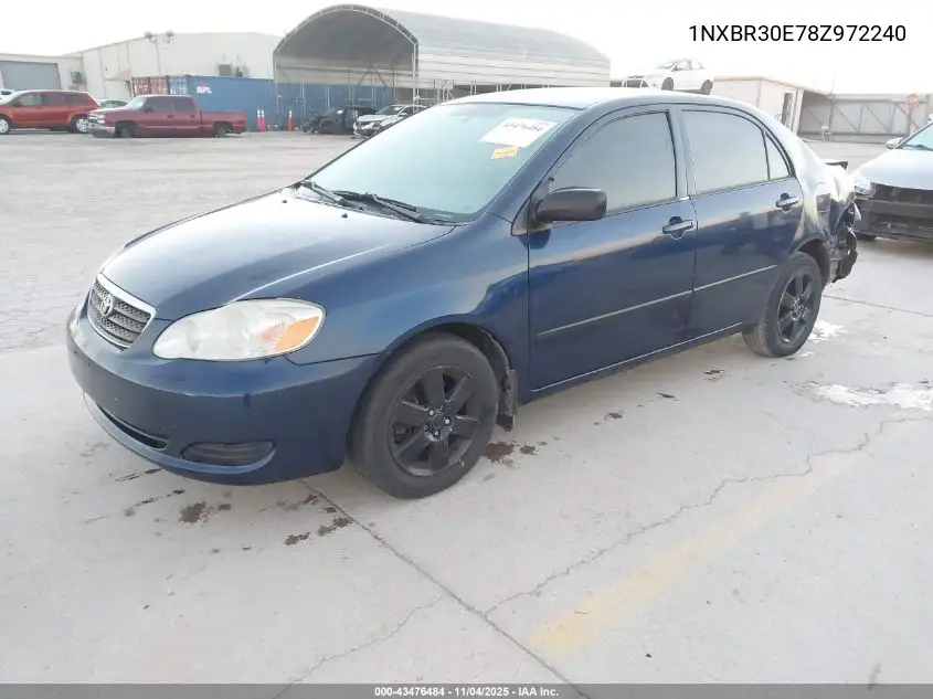 1NXBR30E78Z972240 2008 Toyota Corolla Ce