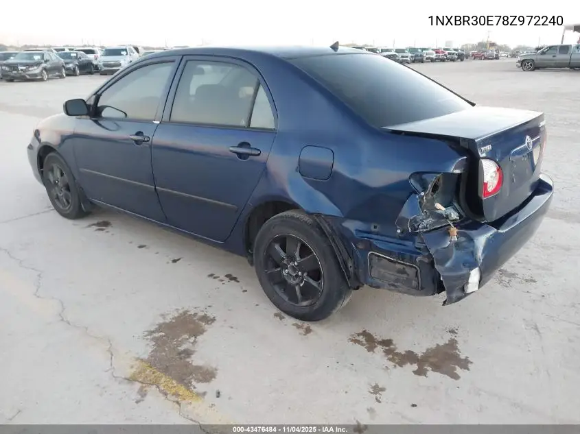 1NXBR30E78Z972240 2008 Toyota Corolla Ce