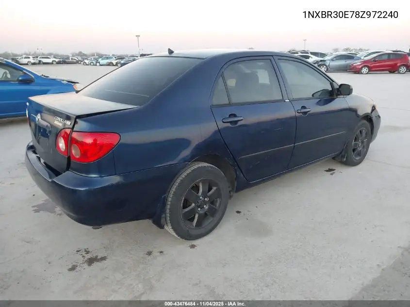 1NXBR30E78Z972240 2008 Toyota Corolla Ce