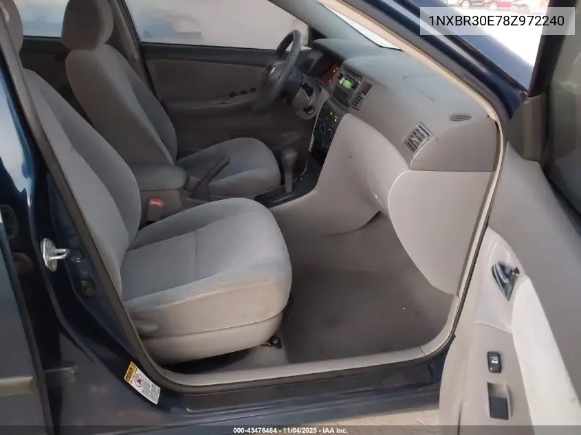 1NXBR30E78Z972240 2008 Toyota Corolla Ce