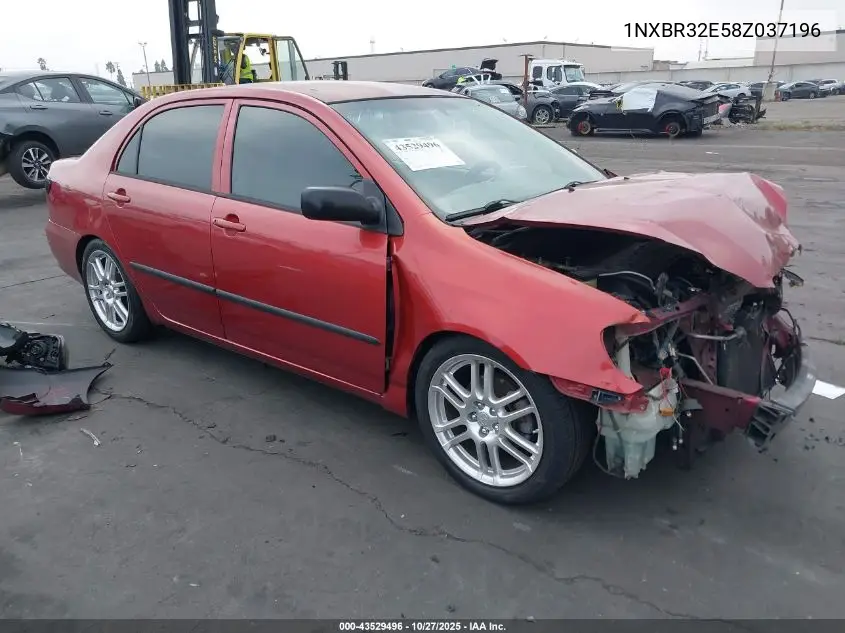 1NXBR32E58Z037196 2008 Toyota Corolla Ce