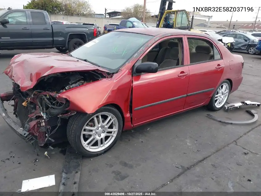 1NXBR32E58Z037196 2008 Toyota Corolla Ce