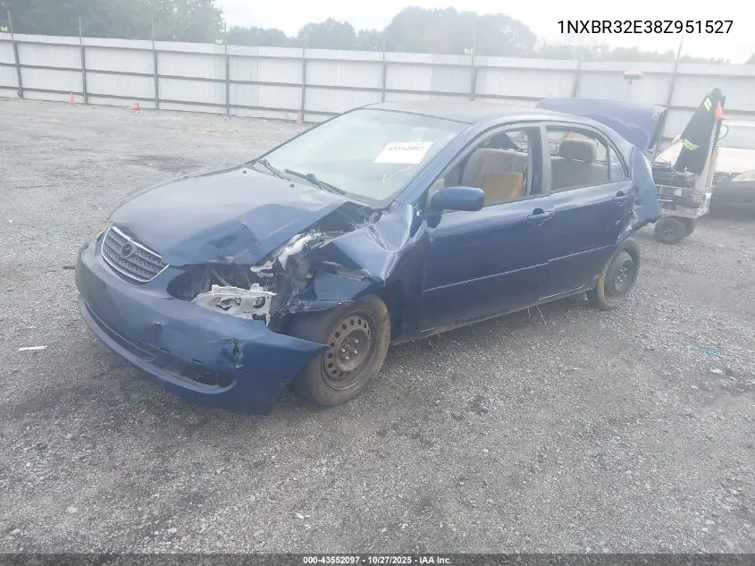 1NXBR32E38Z951527 2008 Toyota Corolla S