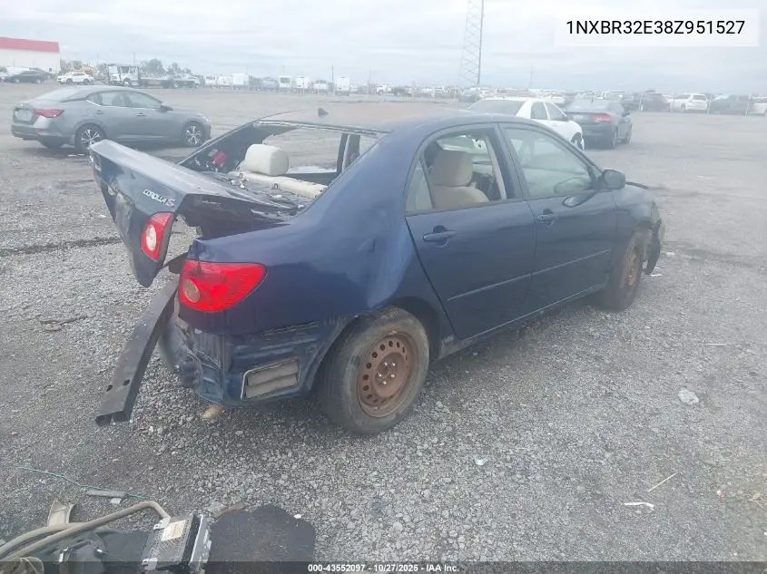 1NXBR32E38Z951527 2008 Toyota Corolla S