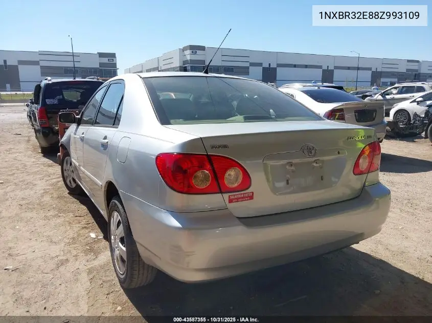 1NXBR32E88Z993109 2008 Toyota Corolla Le