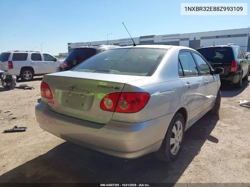 1NXBR32E88Z993109 2008 Toyota Corolla Le