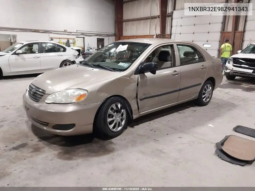 1NXBR32E98Z941343 2008 Toyota Corolla Ce