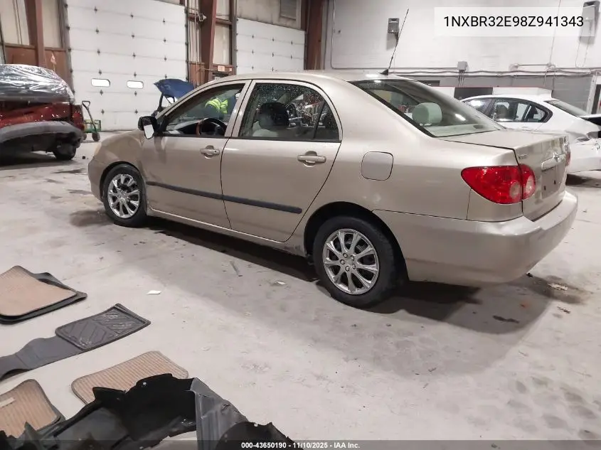 1NXBR32E98Z941343 2008 Toyota Corolla Ce