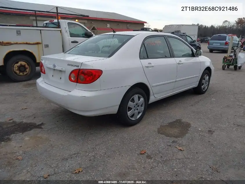2T1BR32E68C921486 2008 Toyota Corolla Le