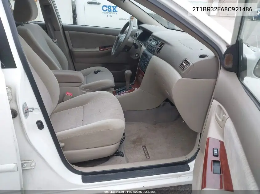 2T1BR32E68C921486 2008 Toyota Corolla Le