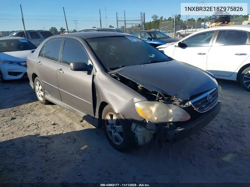 1NXBR32E18Z975826 2008 Toyota Corolla S