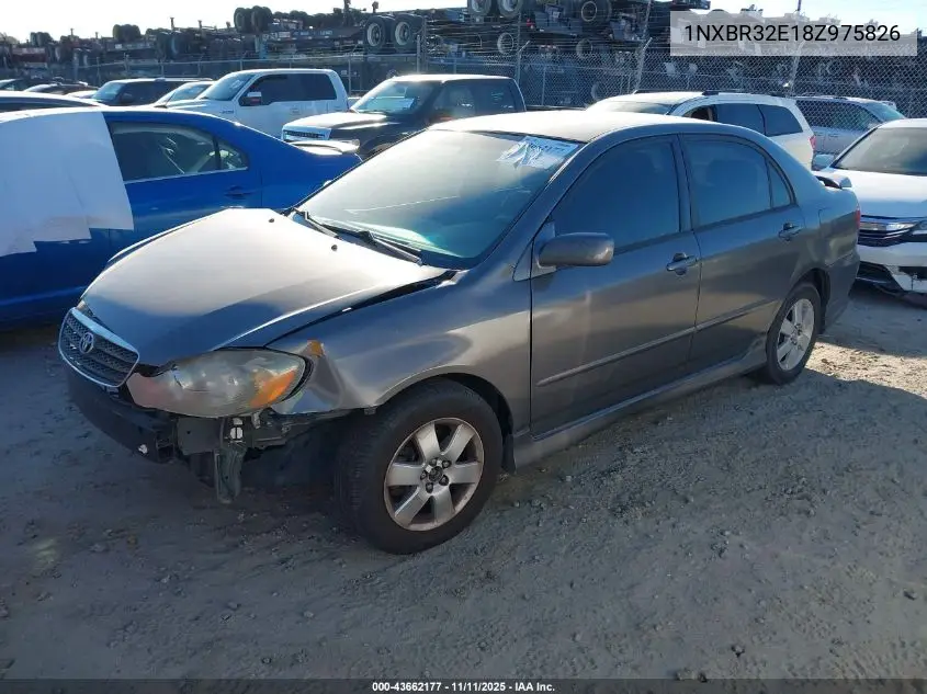1NXBR32E18Z975826 2008 Toyota Corolla S
