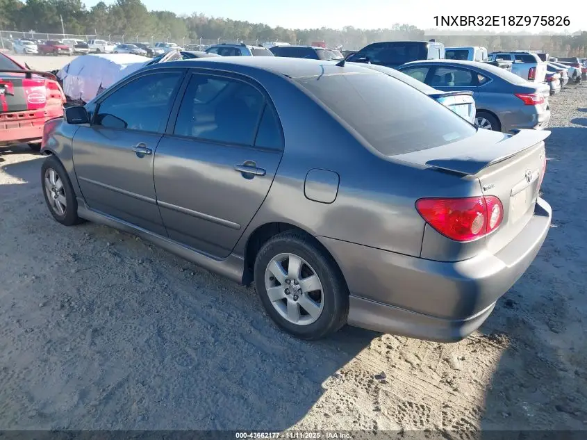 1NXBR32E18Z975826 2008 Toyota Corolla S
