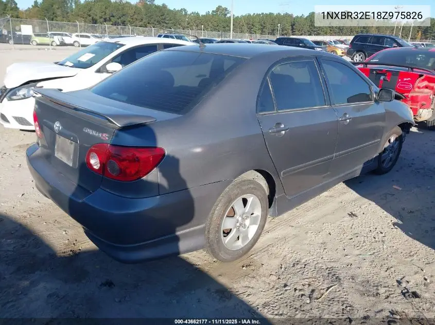 1NXBR32E18Z975826 2008 Toyota Corolla S