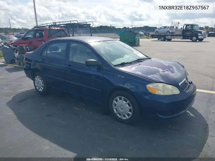1NXBR32E18Z957567 2008 Toyota Corolla Ce