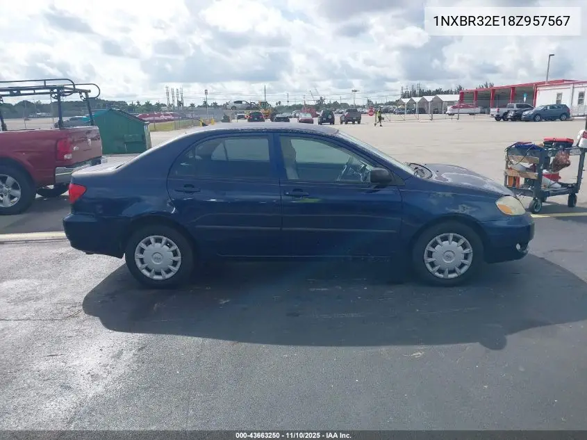 1NXBR32E18Z957567 2008 Toyota Corolla Ce