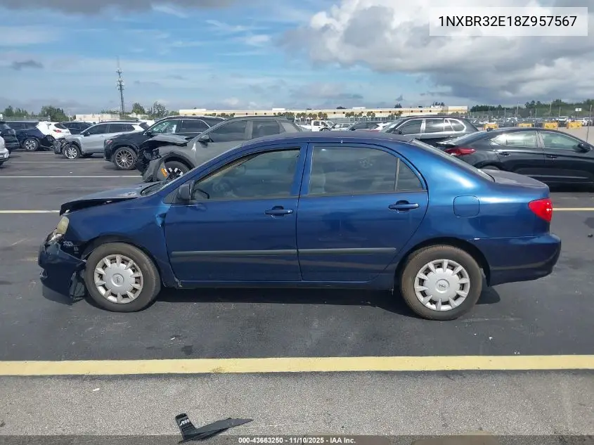 1NXBR32E18Z957567 2008 Toyota Corolla Ce