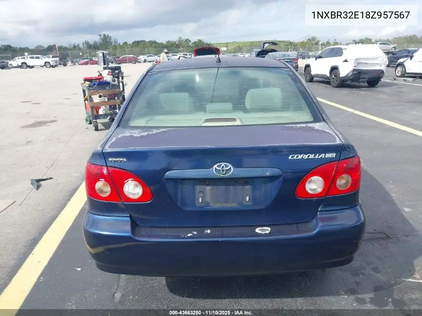 1NXBR32E18Z957567 2008 Toyota Corolla Ce