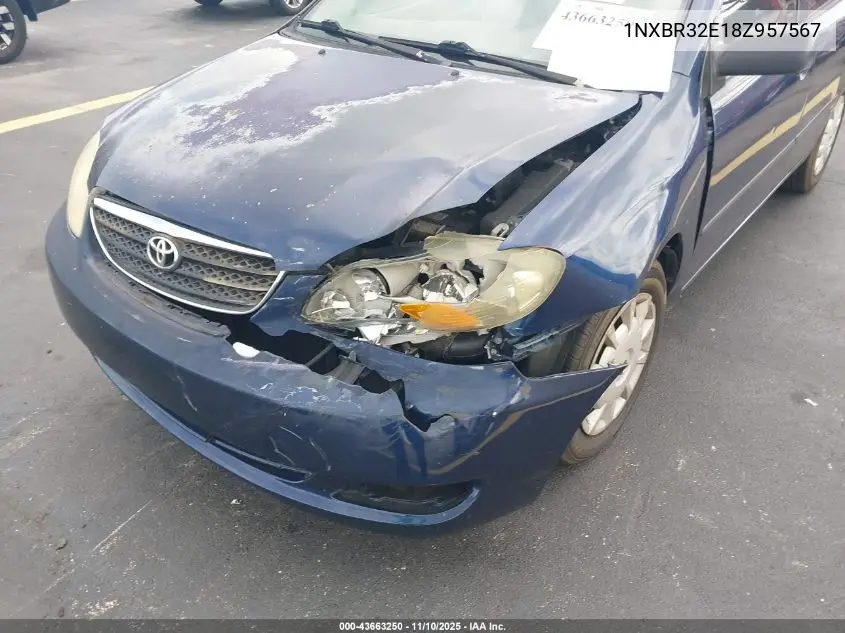 1NXBR32E18Z957567 2008 Toyota Corolla Ce