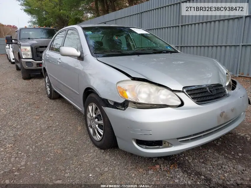 2T1BR32E38C938472 2008 Toyota Corolla Le