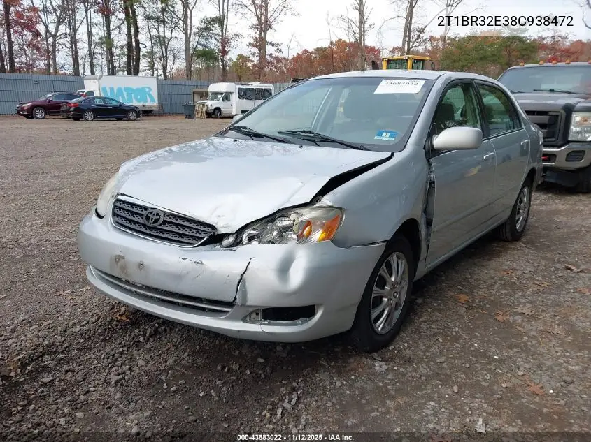2T1BR32E38C938472 2008 Toyota Corolla Le