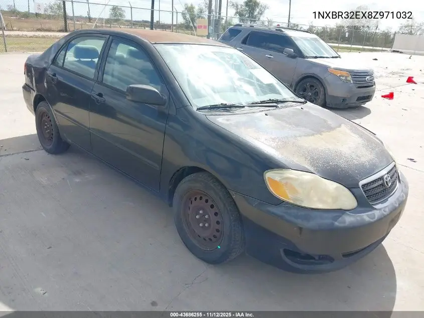 1NXBR32EX8Z971032 2008 Toyota Corolla Le