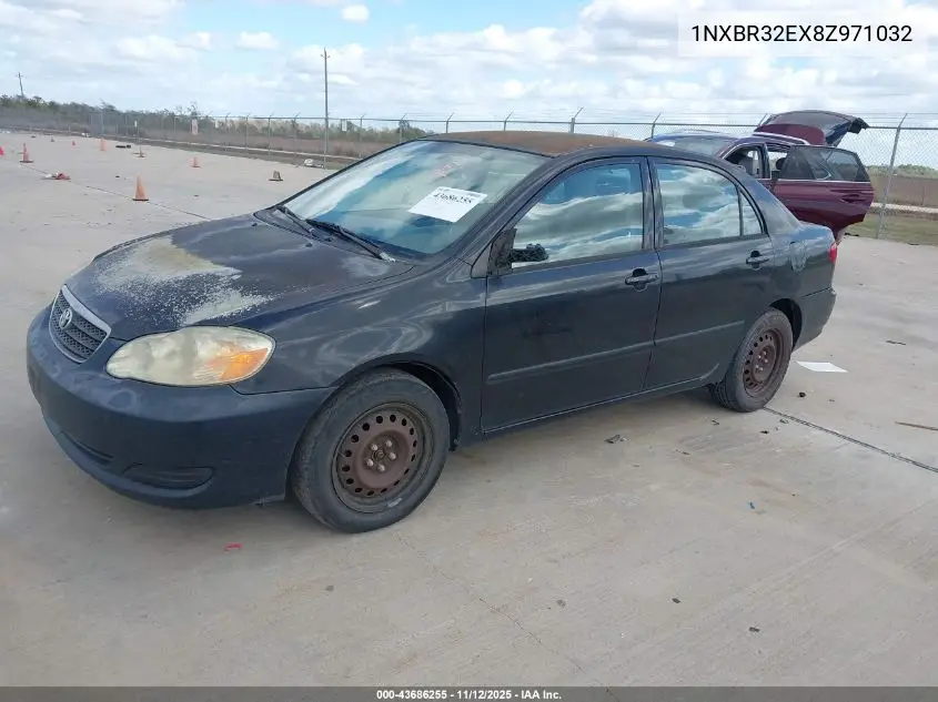 1NXBR32EX8Z971032 2008 Toyota Corolla Le