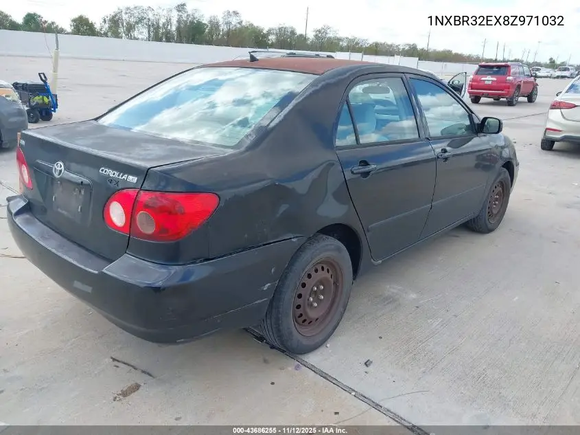 1NXBR32EX8Z971032 2008 Toyota Corolla Le