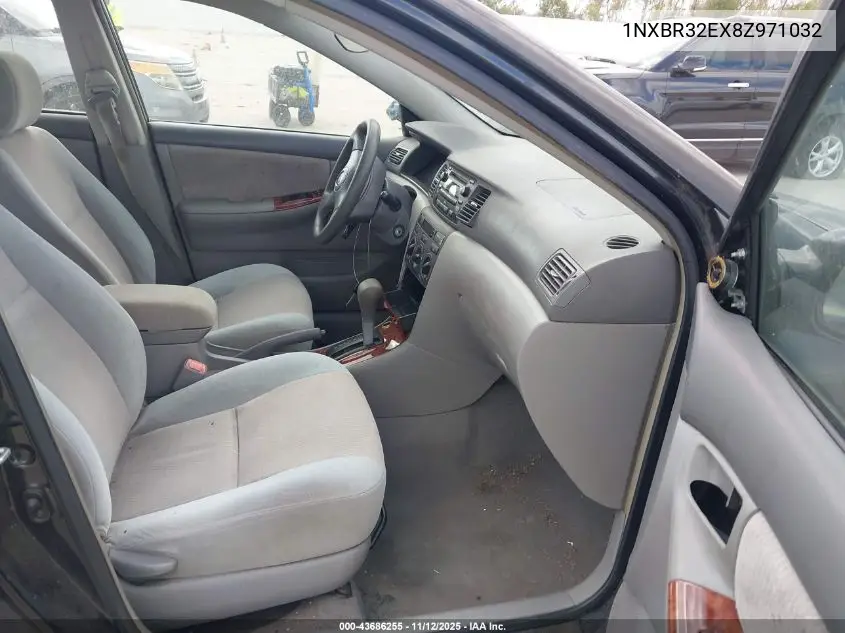 1NXBR32EX8Z971032 2008 Toyota Corolla Le