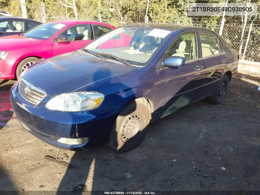 2T1BR30E48C938905 2008 Toyota Corolla Le