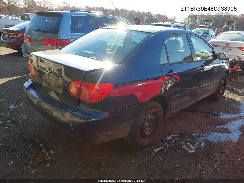 2T1BR30E48C938905 2008 Toyota Corolla Le