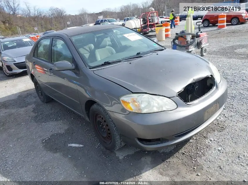 2T1BR30E18C867419 2008 Toyota Corolla Le
