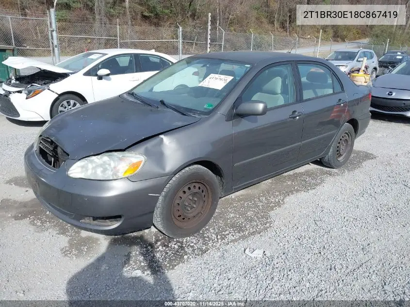 2T1BR30E18C867419 2008 Toyota Corolla Le