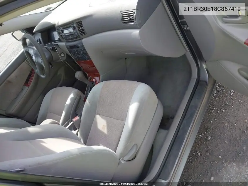2T1BR30E18C867419 2008 Toyota Corolla Le