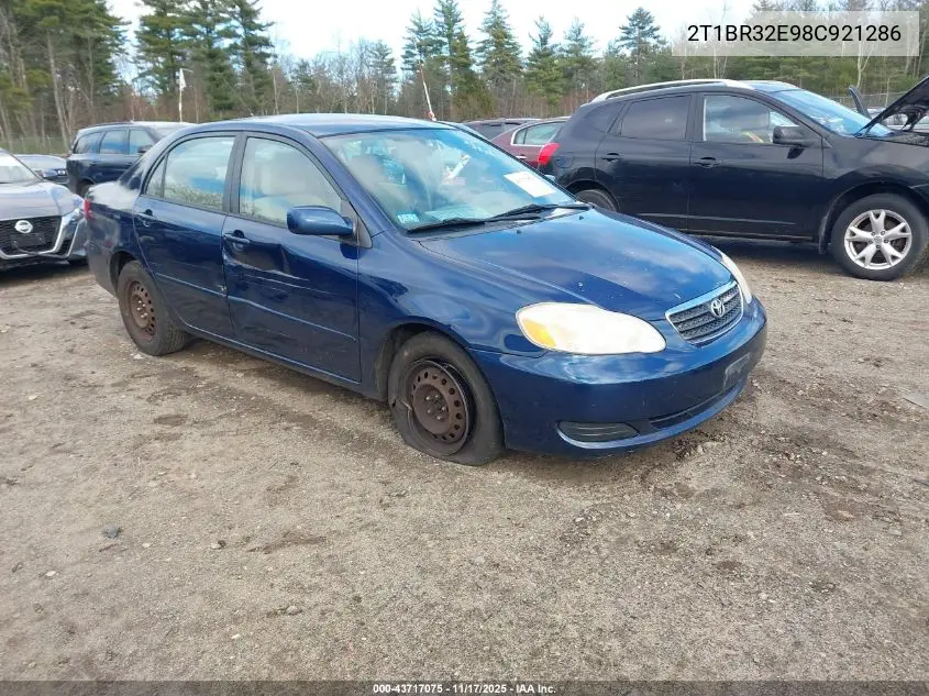 2T1BR32E98C921286 2008 Toyota Corolla Le