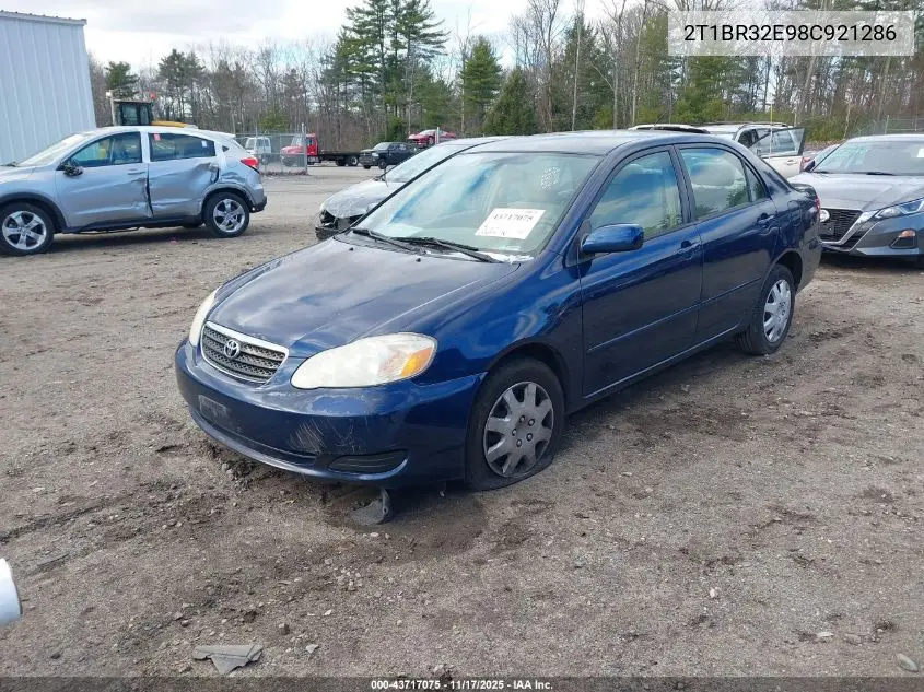 2T1BR32E98C921286 2008 Toyota Corolla Le