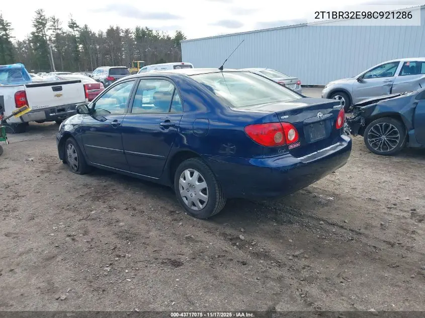 2T1BR32E98C921286 2008 Toyota Corolla Le