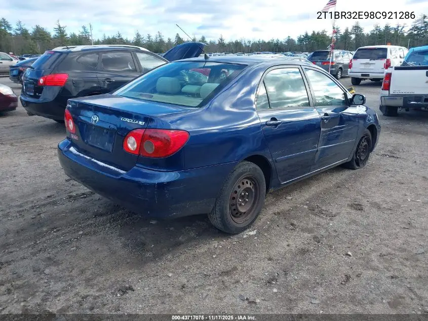 2T1BR32E98C921286 2008 Toyota Corolla Le