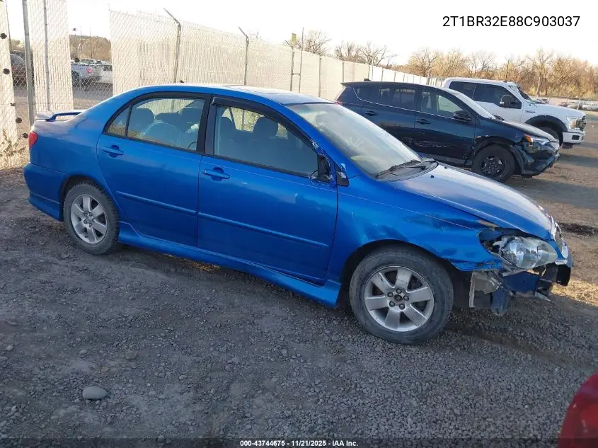 2T1BR32E88C903037 2008 Toyota Corolla S