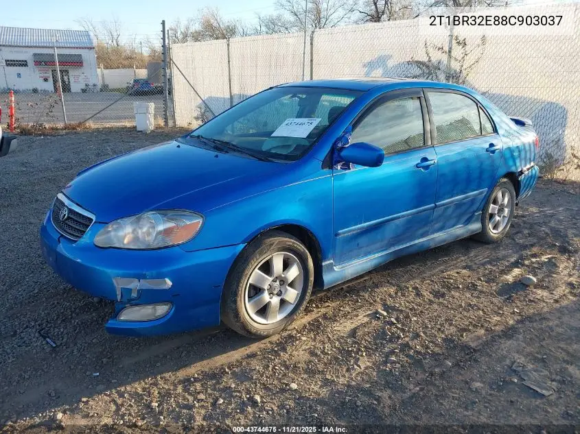 2T1BR32E88C903037 2008 Toyota Corolla S