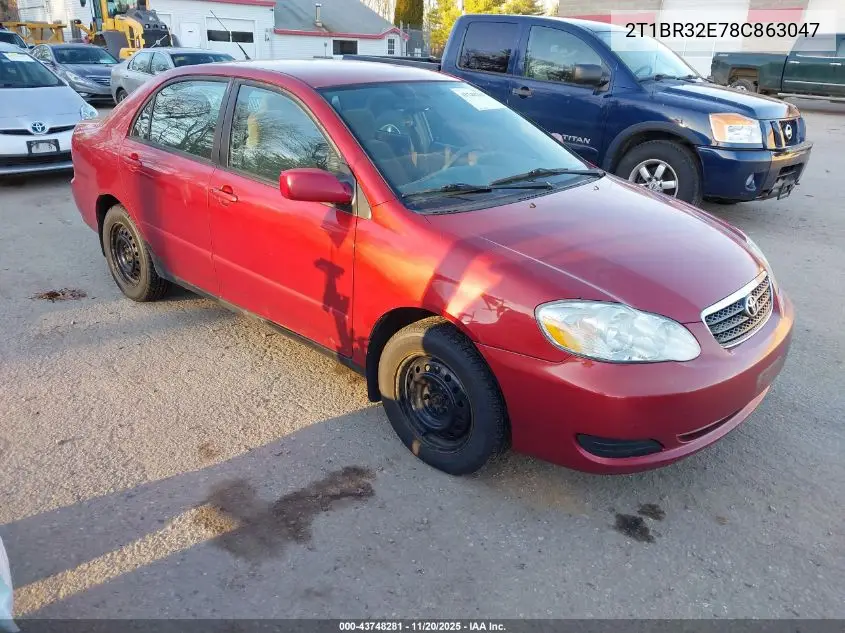 2T1BR32E78C863047 2008 Toyota Corolla Le